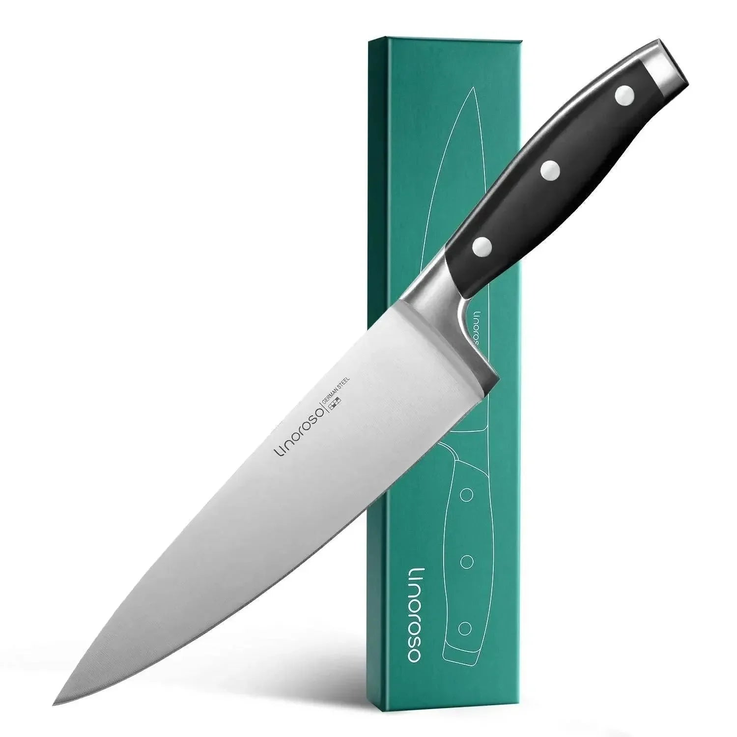linoroso Paring Knife 3.5 inch Small Kitchen Knife with Elegant Gift Box, Sharp Forged German Carbon Stainless Steel Fruit Knife, Full Tang, Ergonomic Handle-Classic Series - Linoroso