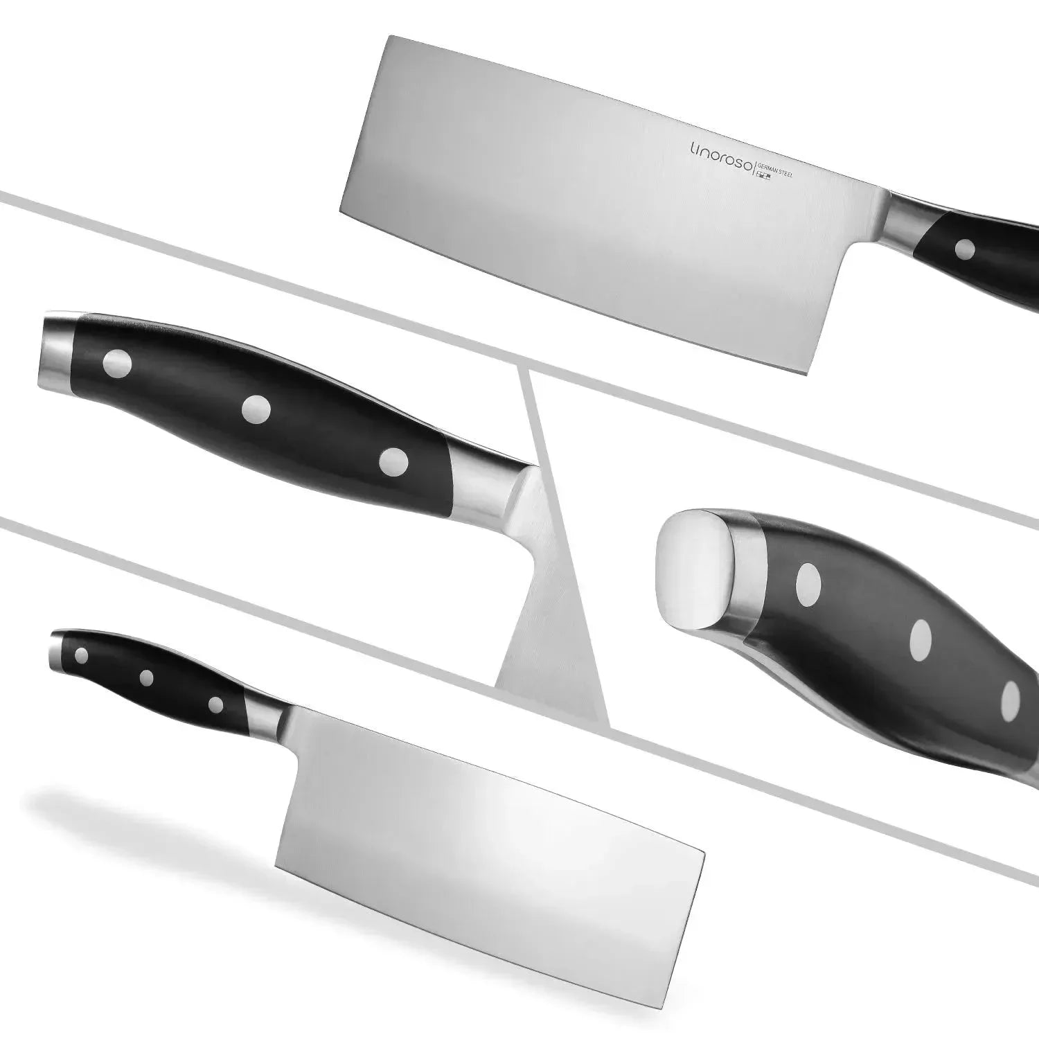 linoroso Paring Knife 3.5 inch Small Kitchen Knife with Elegant Gift Box, Sharp Forged German Carbon Stainless Steel Fruit Knife, Full Tang, Ergonomic Handle-Classic Series - Linoroso
