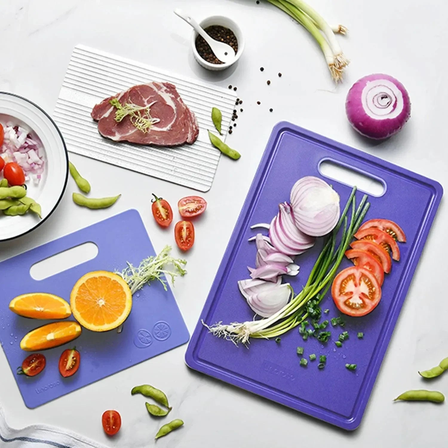 Linoroso GRIPMAX Cutting Board-Purple - Linoroso