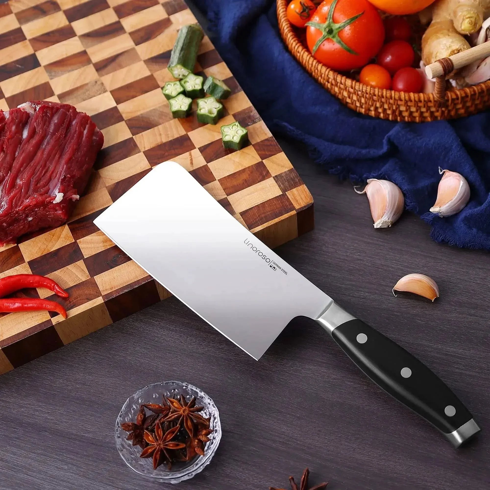 linoroso Paring Knife 3.5 inch Small Kitchen Knife with Elegant Gift Box, Sharp Forged German Carbon Stainless Steel Fruit Knife, Full Tang, Ergonomic Handle-Classic Series - Linoroso