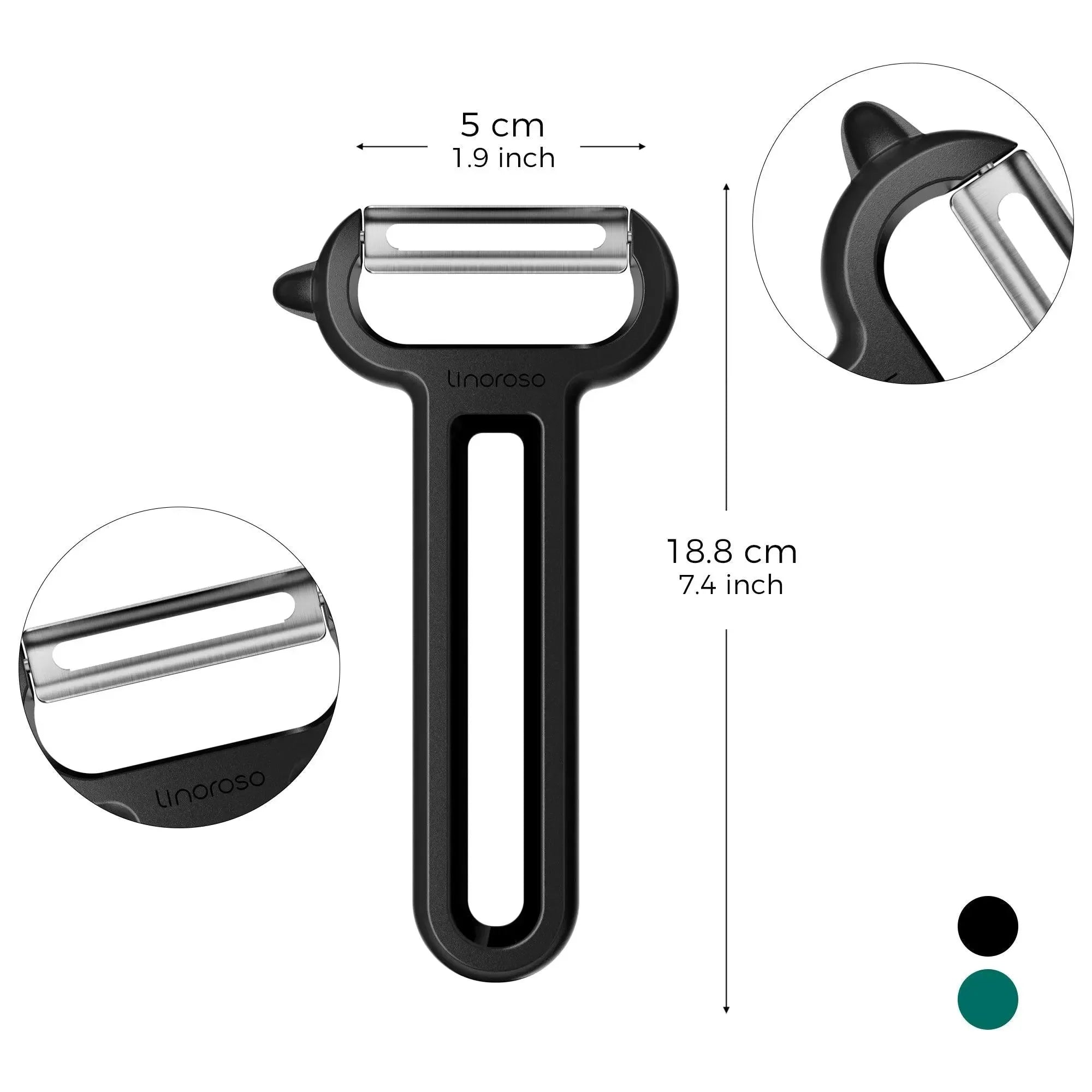 Linoroso Swivel Vegetable Y-Peeler - Linoroso
