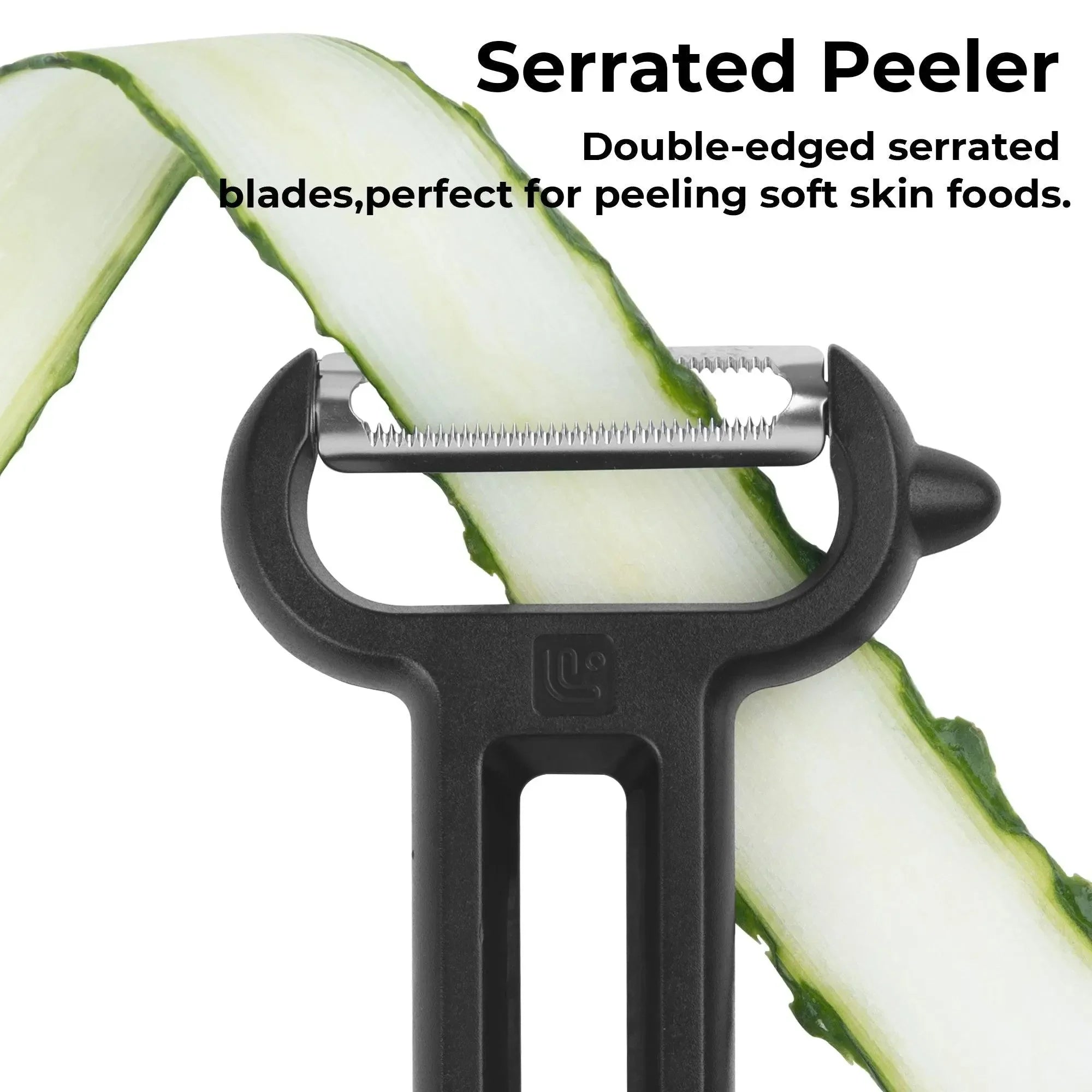 Linoroso Serrated Fruit Y-Peeler - Linoroso