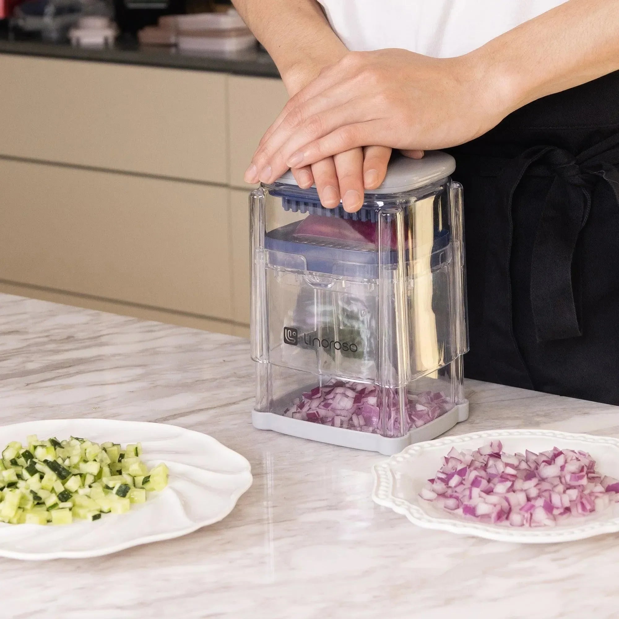 Linoroso French Fry Cutter, 4-in-1 Multi-functiona - Linoroso