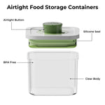 linoroso Food Storage Containers with Date Recording Lids-4 Pieces Set