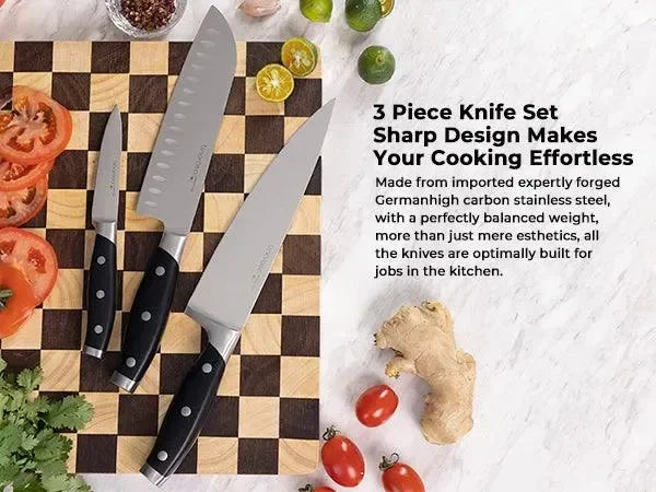 linoroso 3 Piece Knife Set - Linoroso