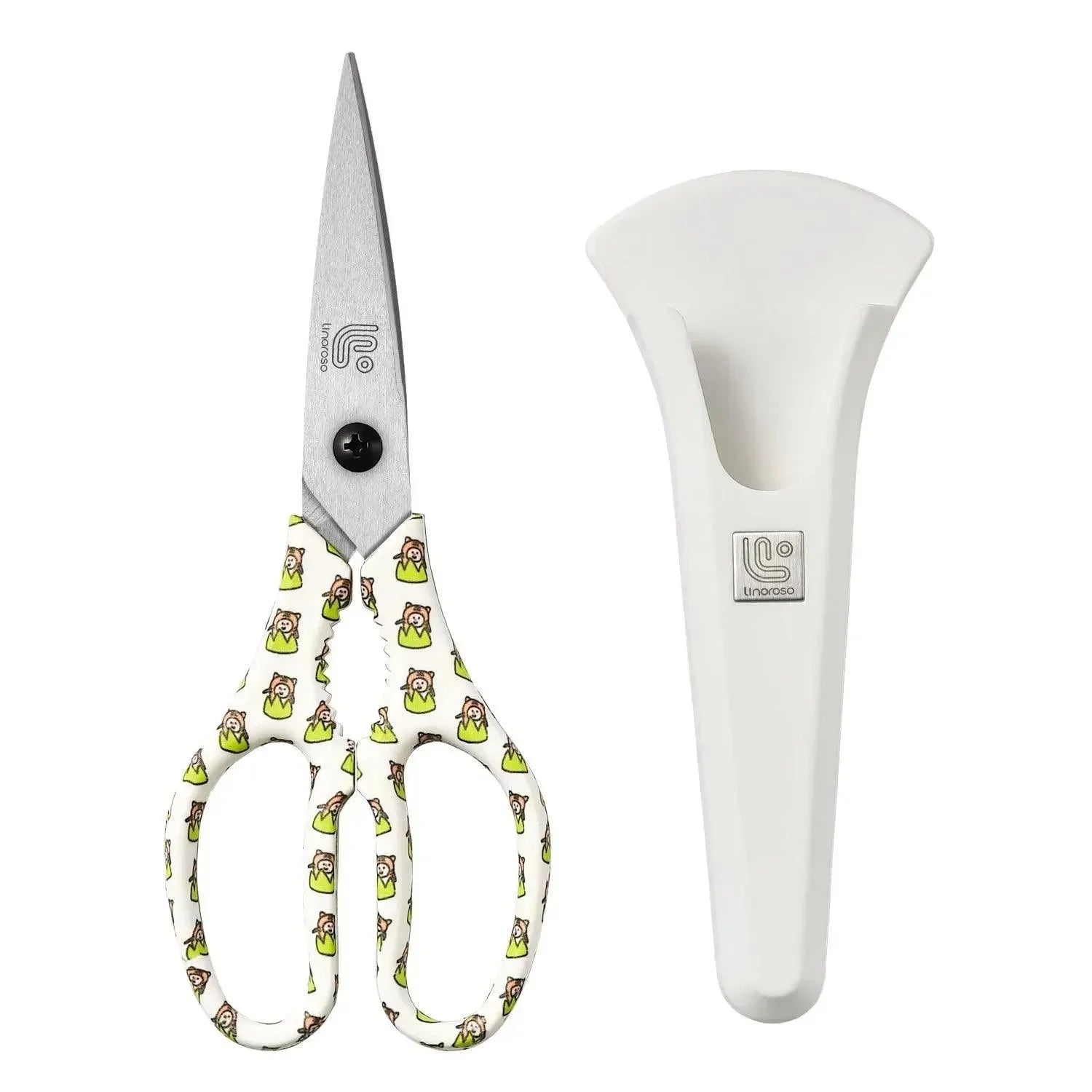 Linoroso Kitchen Scissors(Graphic,Tiger) - Linoroso
