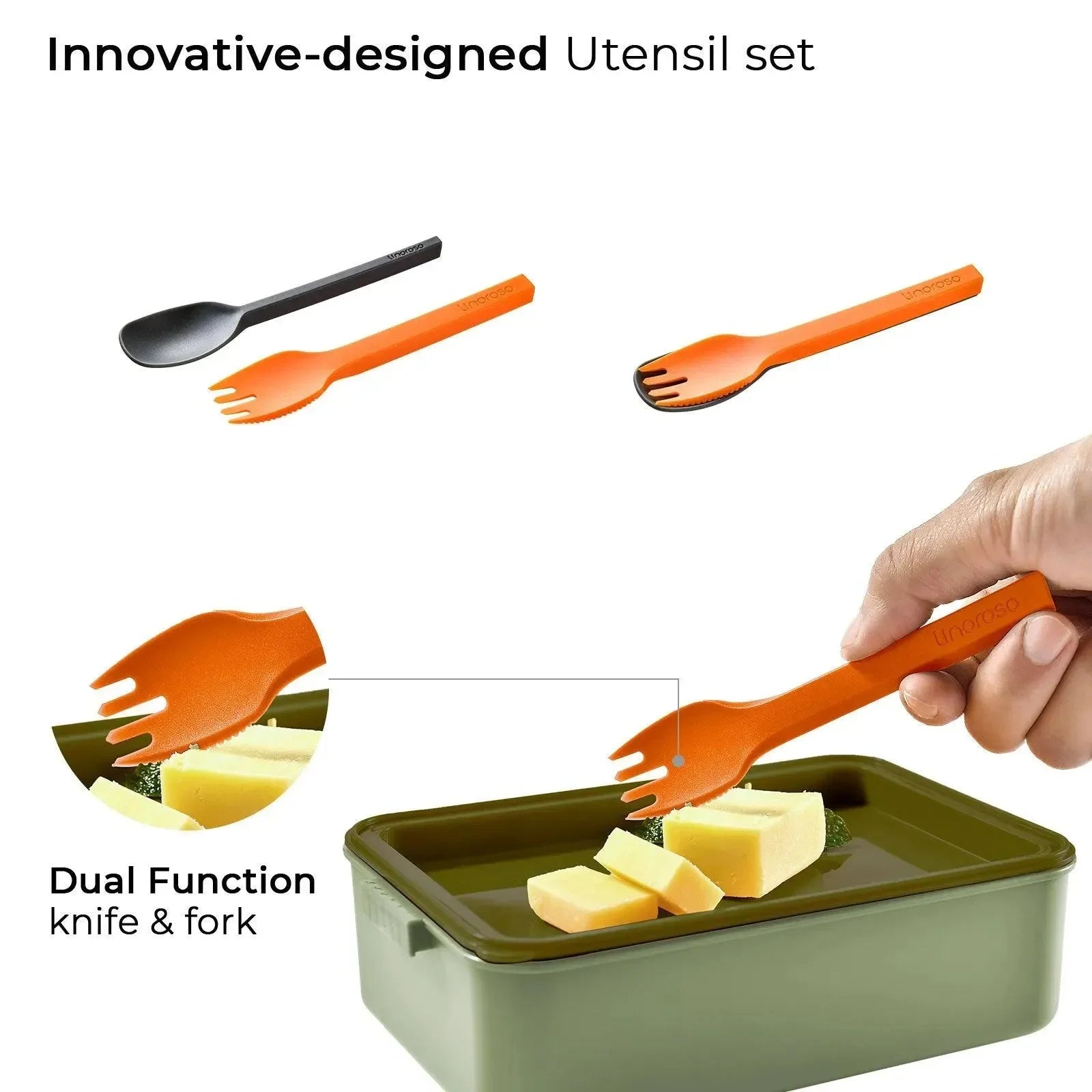 Linoroso Bento Box-Pale Mint - Linoroso