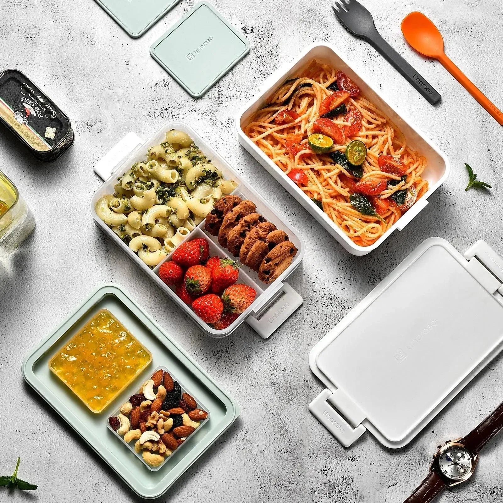 Linoroso Bento Box-Chalk White - Linoroso