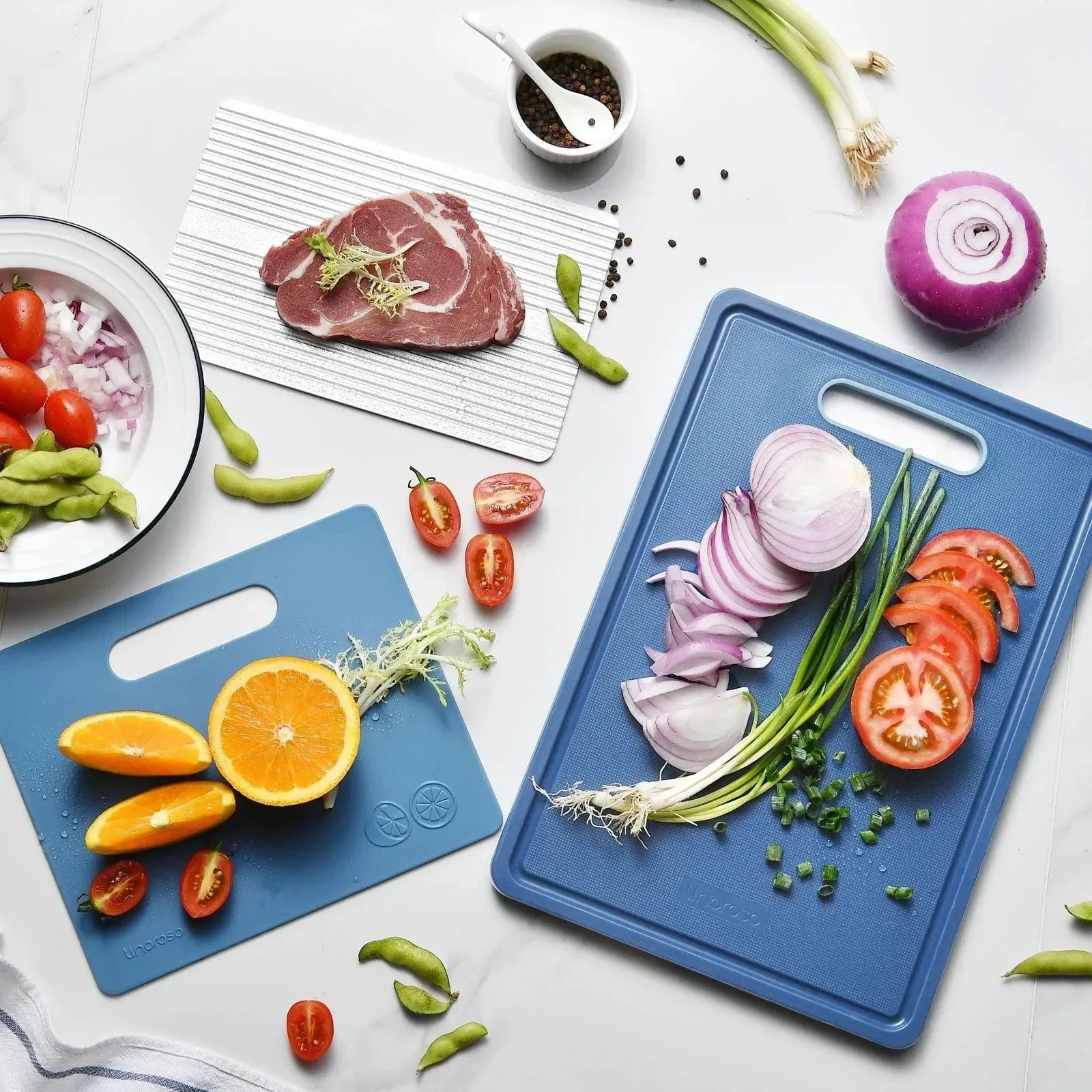 Linoroso GRIPMAX Cutting Board-Blue - Linoroso
