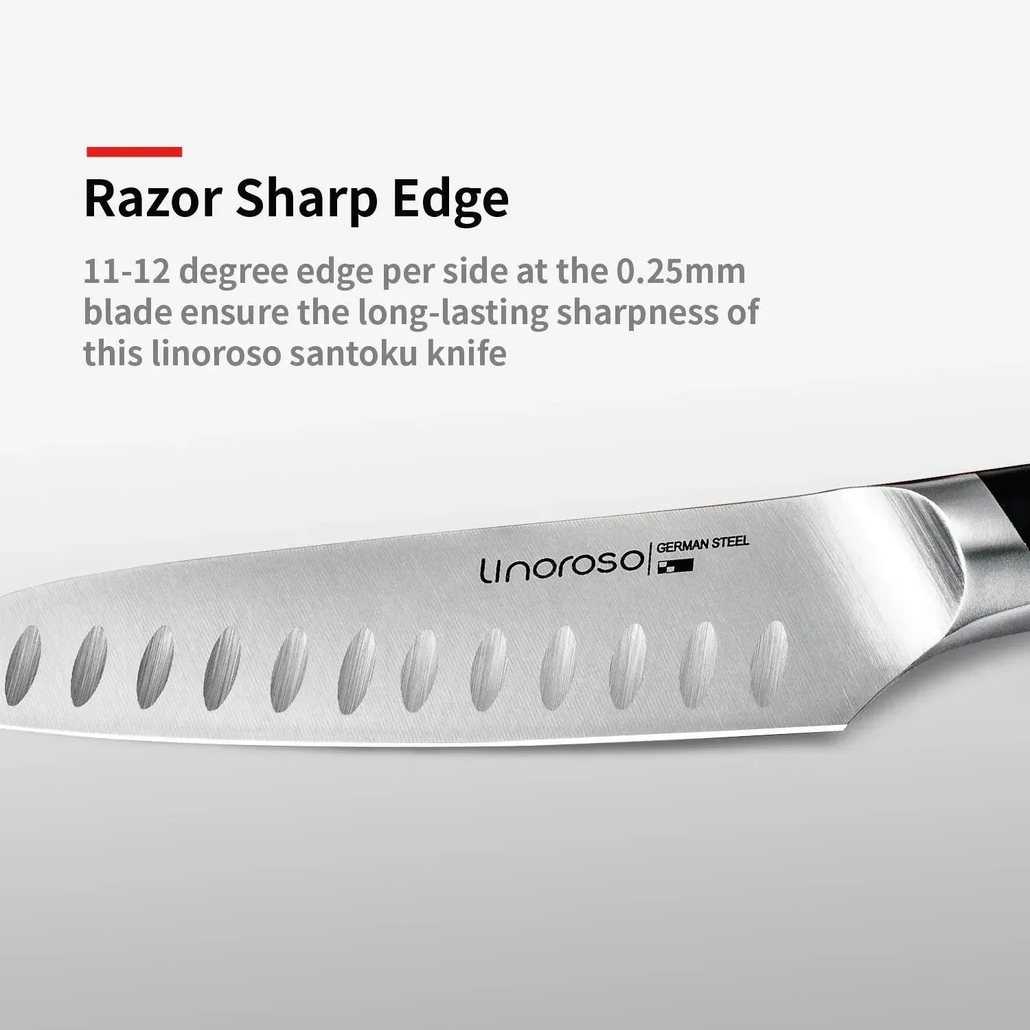 Linoroso 6 inch Santoku Knife - MAKO Series - Linoroso