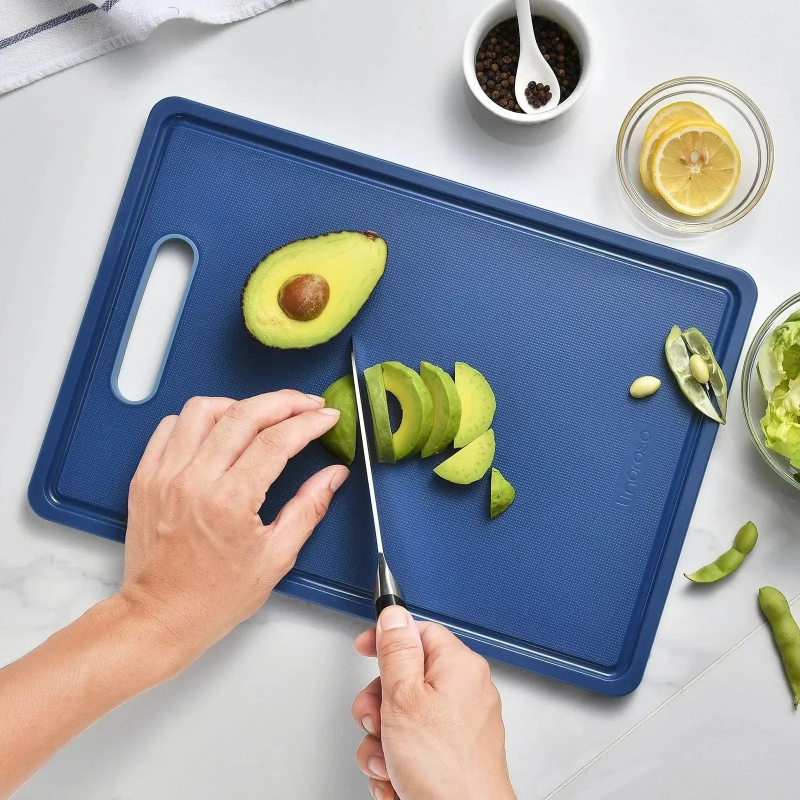 Linoroso GRIPMAX Cutting Board-Blue - Linoroso