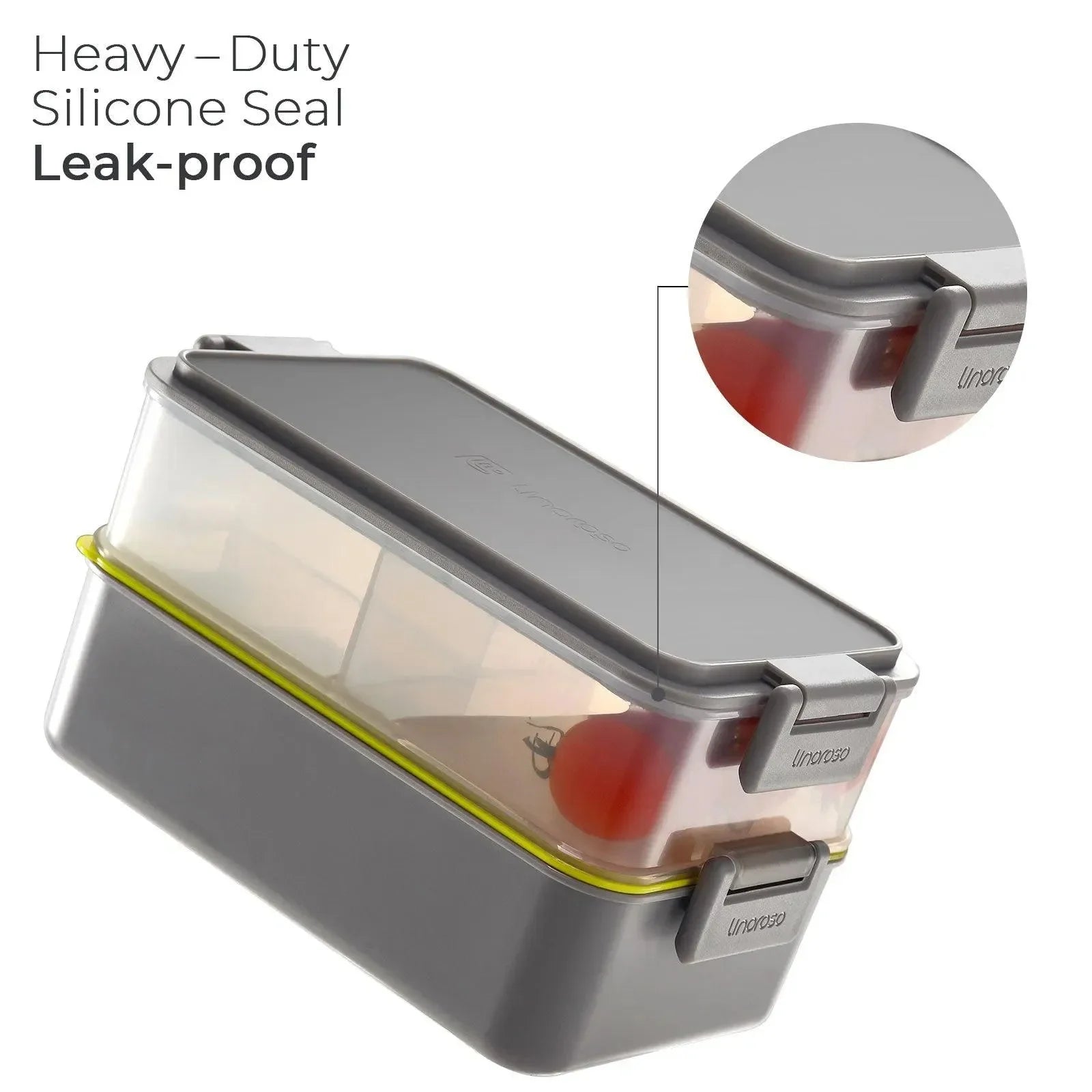Linoroso Bento Box-Ultimate Gray - Linoroso