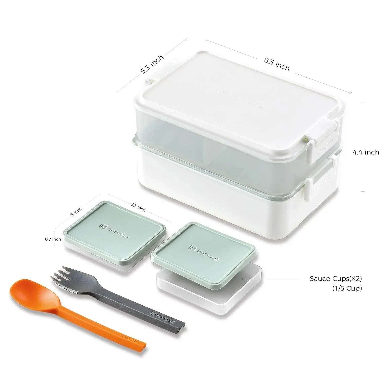 Linoroso Bento Box-Chalk White - Linoroso
