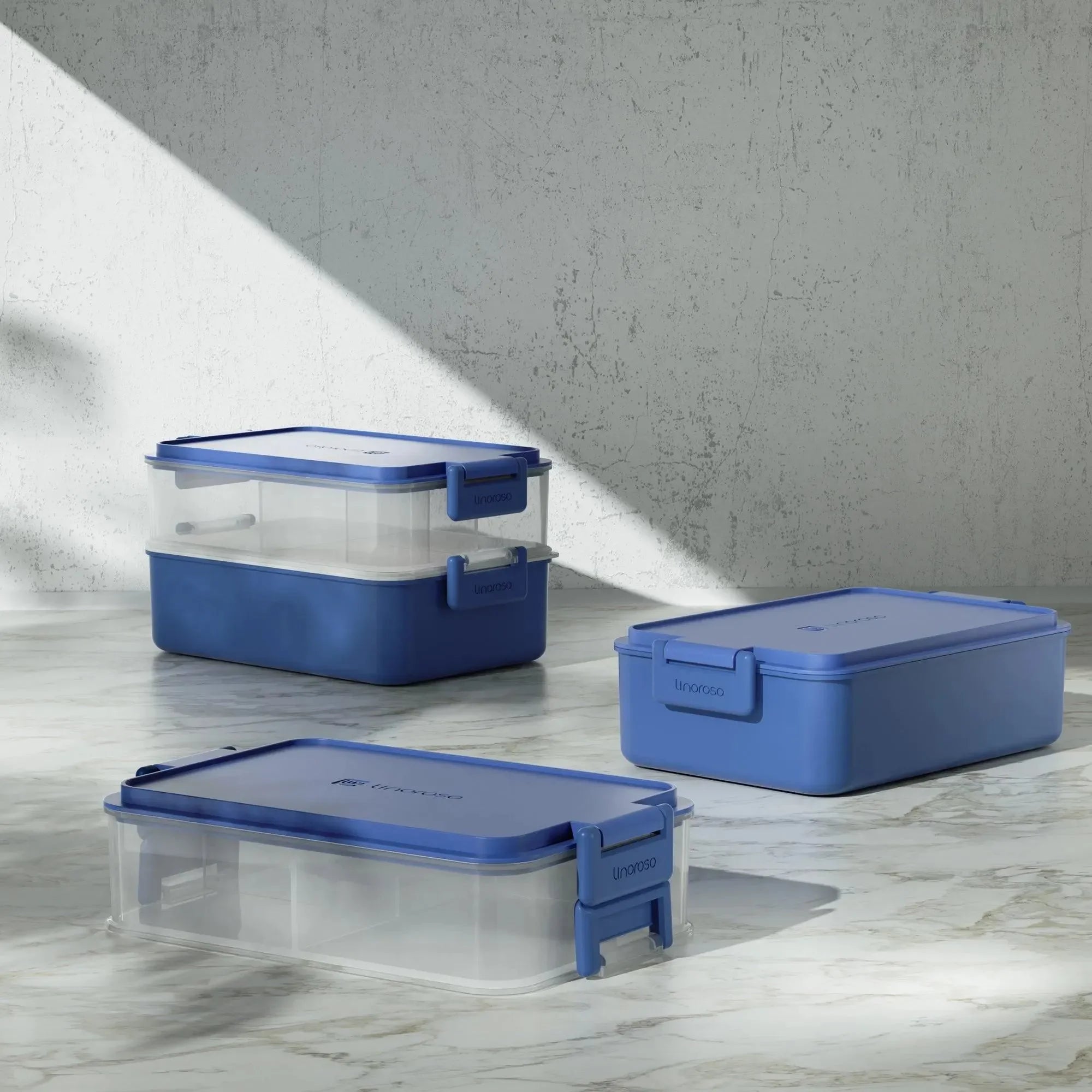Linoroso Bento Box-Classic Blue - Linoroso
