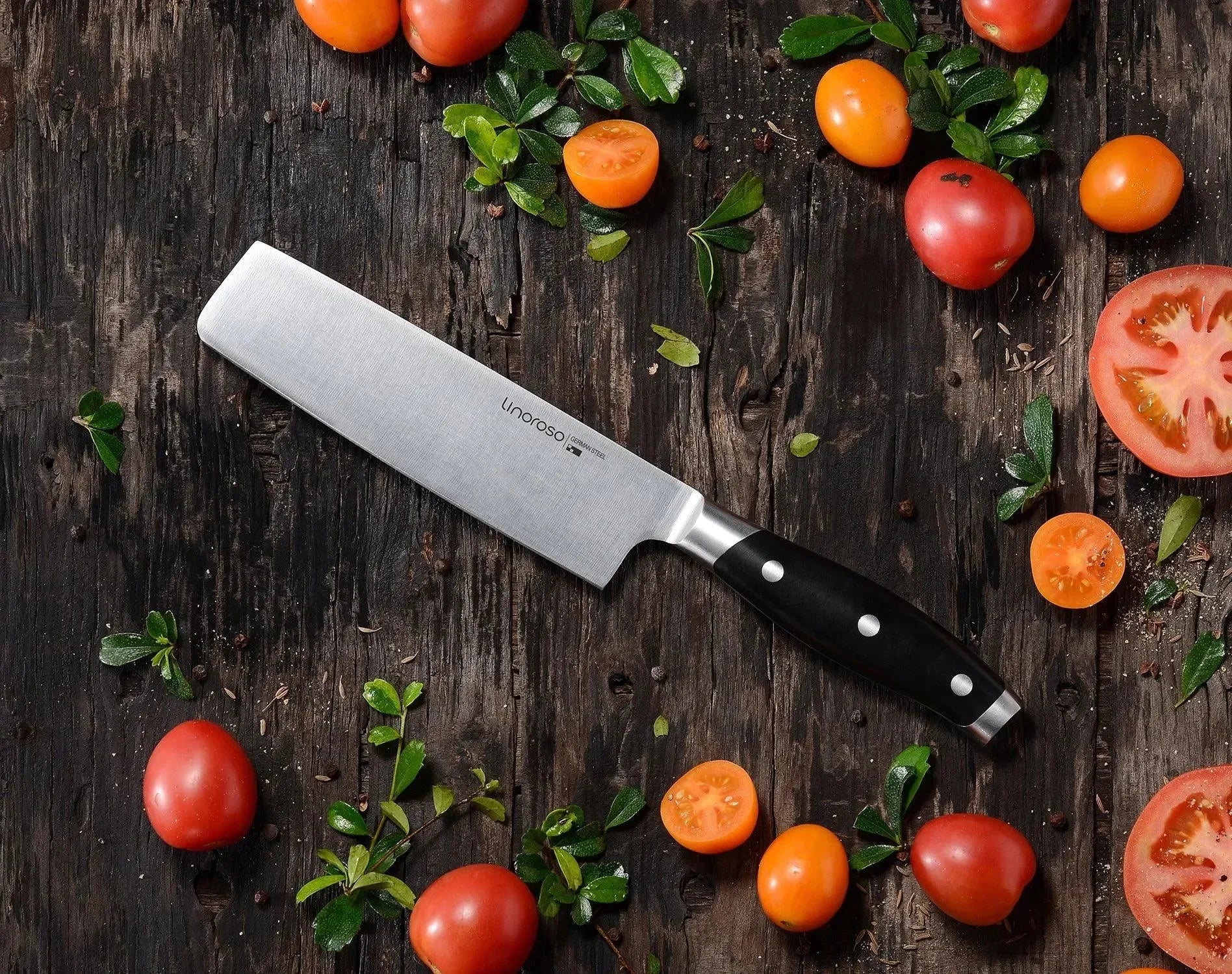 Linoroso Classic 7 inch Nakiri Knife - Linoroso