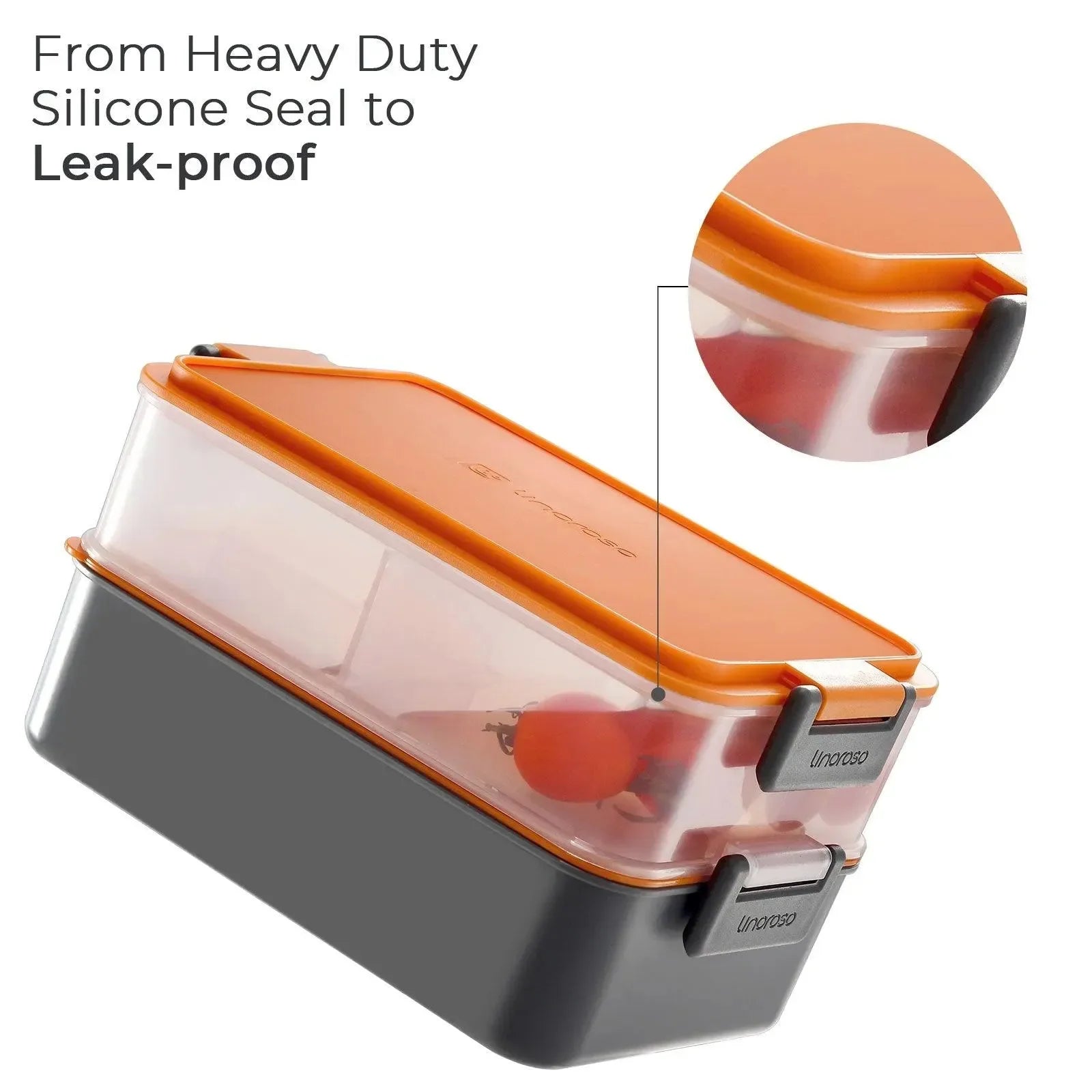 Linoroso Bento Box-Lava Orange - Linoroso