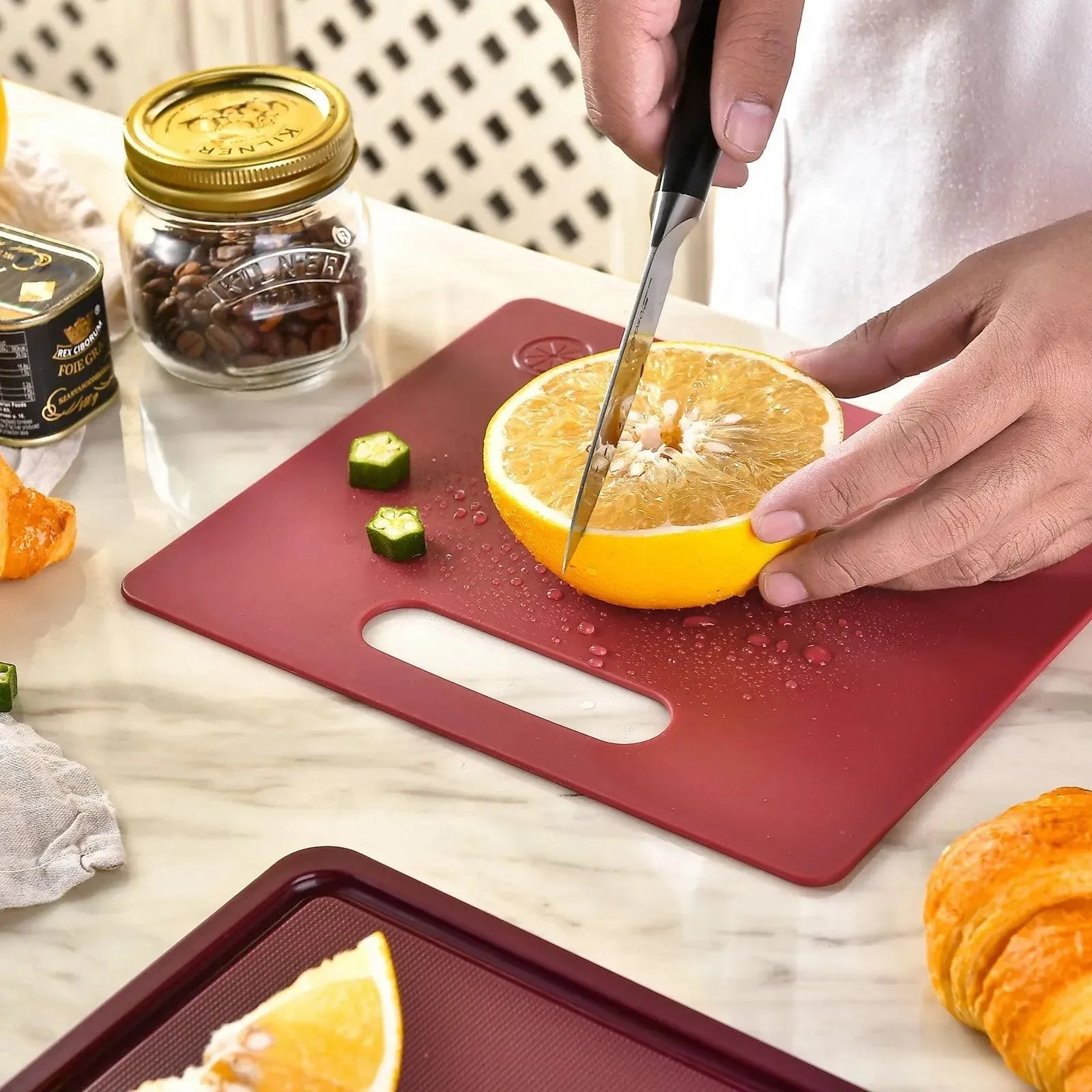 Linoroso GRIPMAX Cutting Board-Red - Linoroso