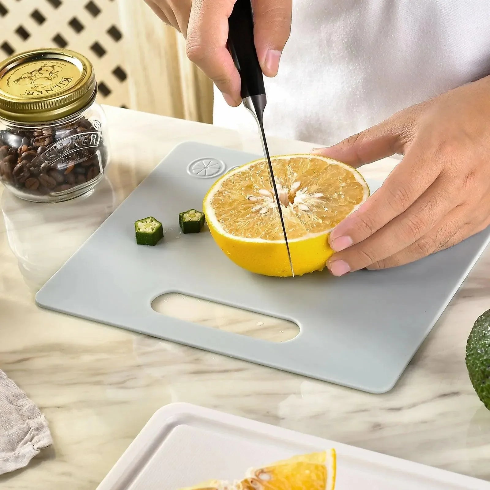 Linoroso GRIPMAX Cutting Board-Ivory White - Linoroso