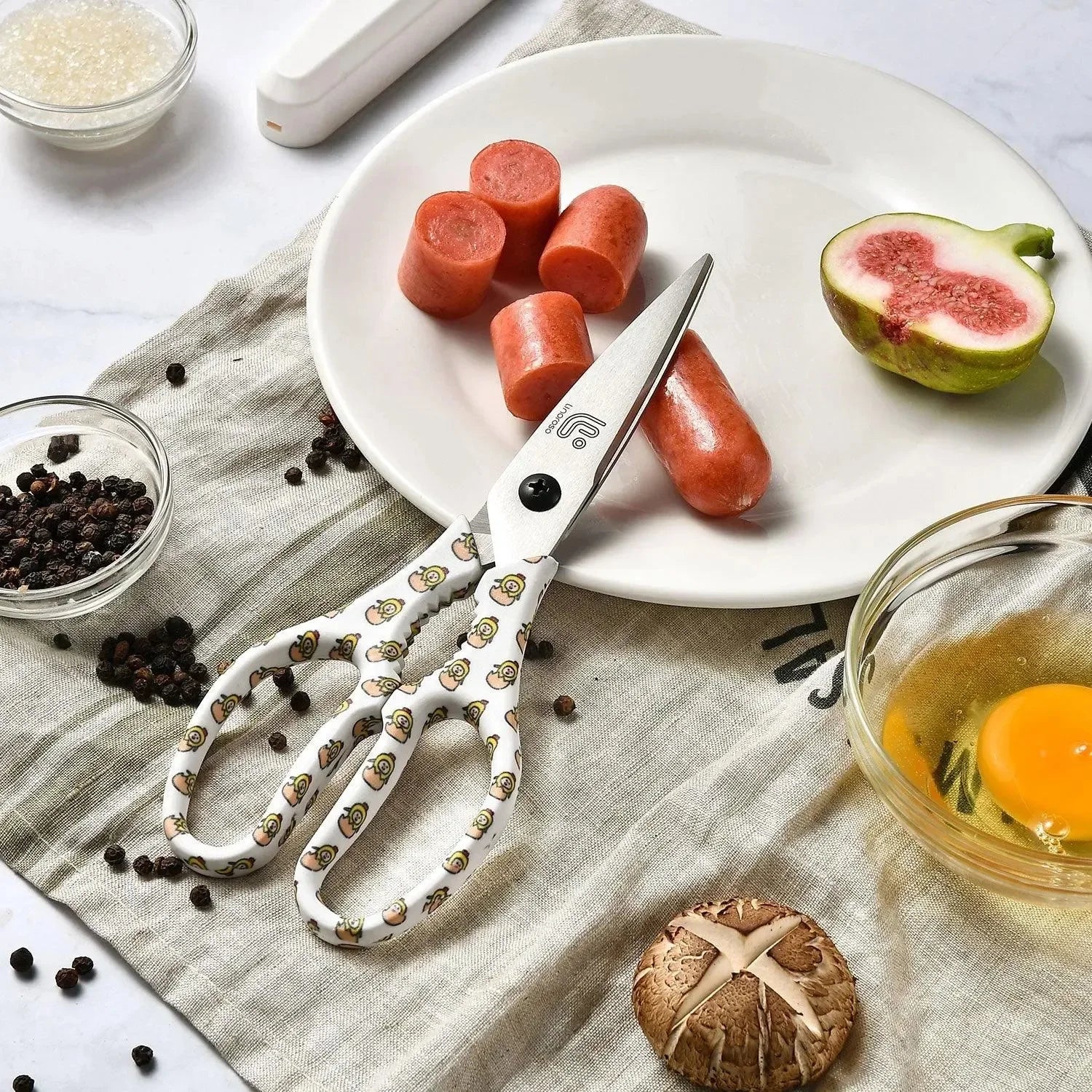 Linoroso Kitchen Scissors(Graphic,Chick) - Linoroso