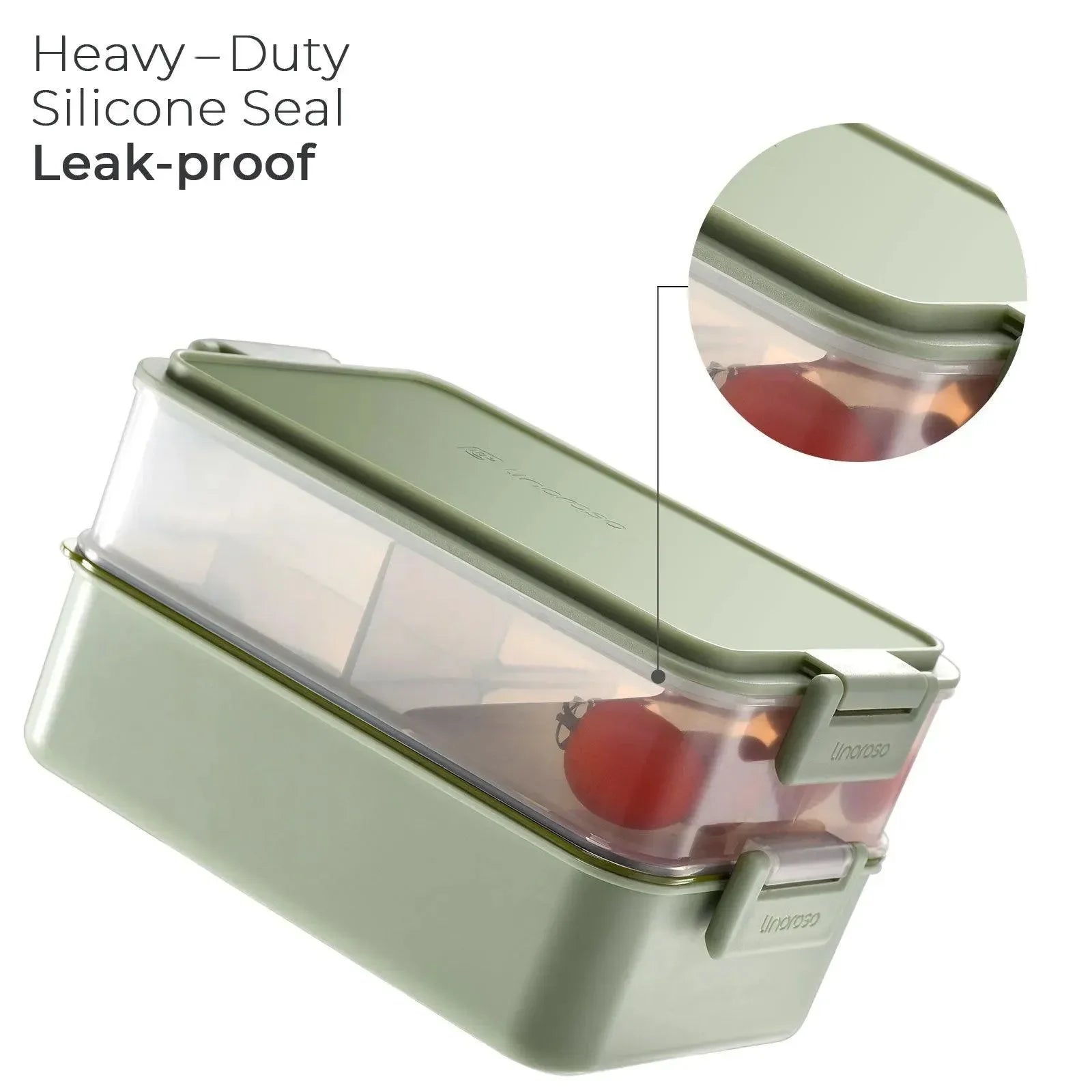 Linoroso Bento Box-Pale Mint - Linoroso