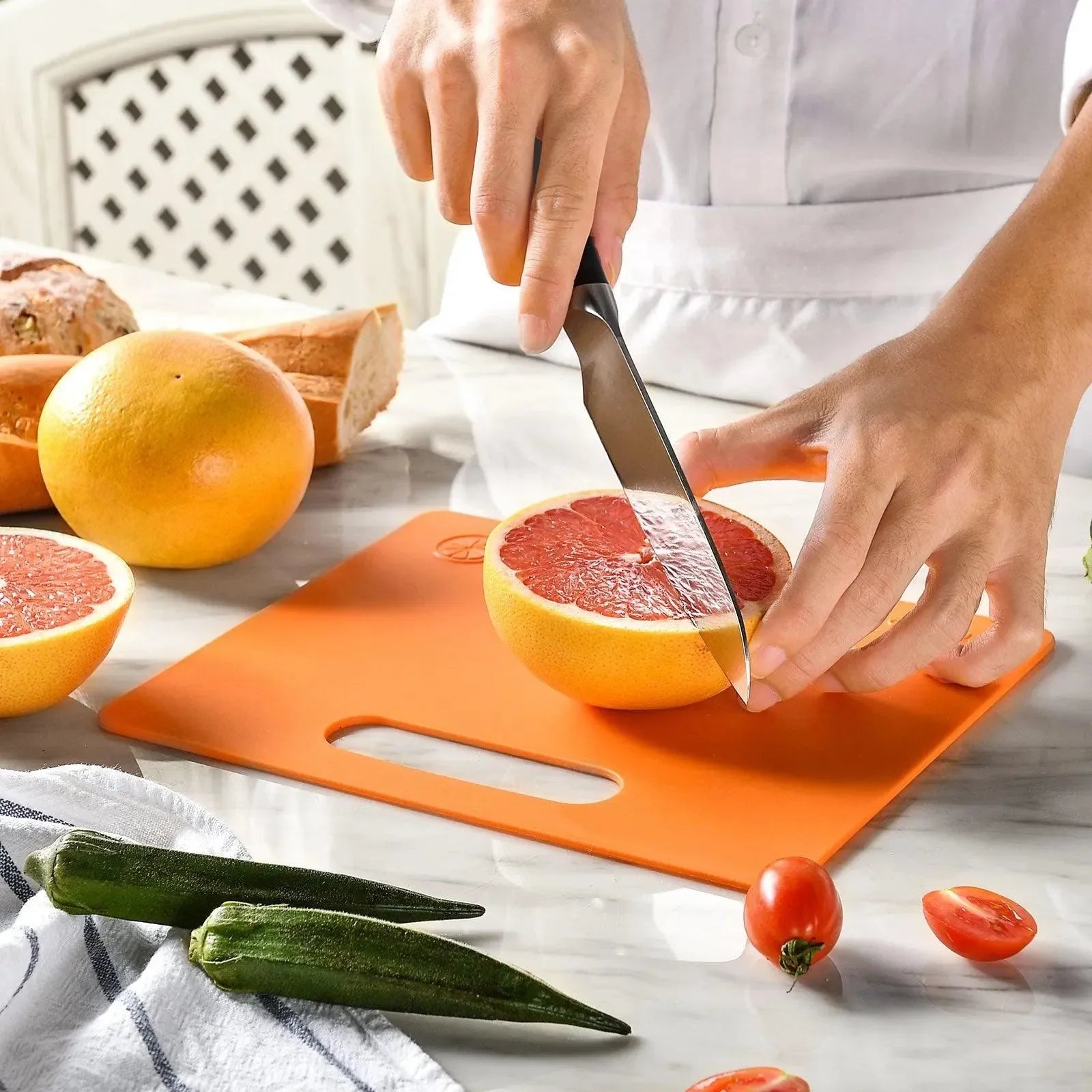 Linoroso GRIPMAX Cutting Board-Lava Orange - Linoroso