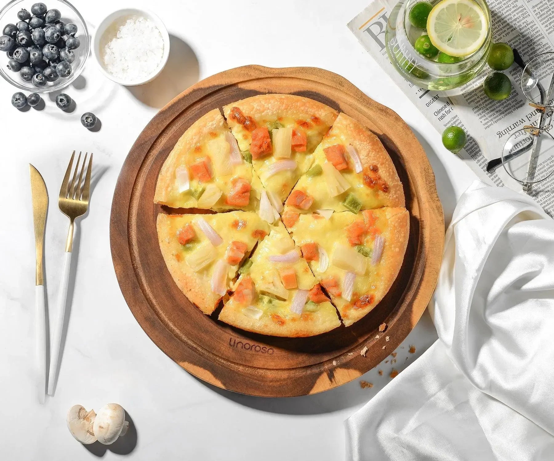 Linoroso Cutting board - Acacia - Round - Linoroso