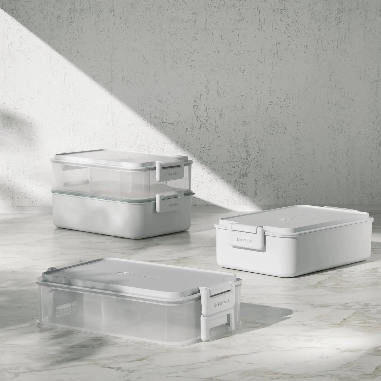 Linoroso Bento Box-Chalk White - Linoroso