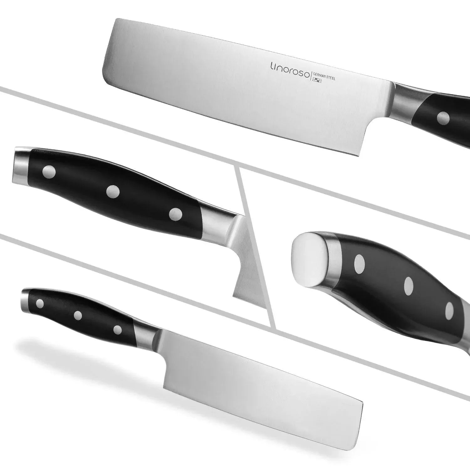 Linoroso Classic 7 inch Nakiri Knife - Linoroso