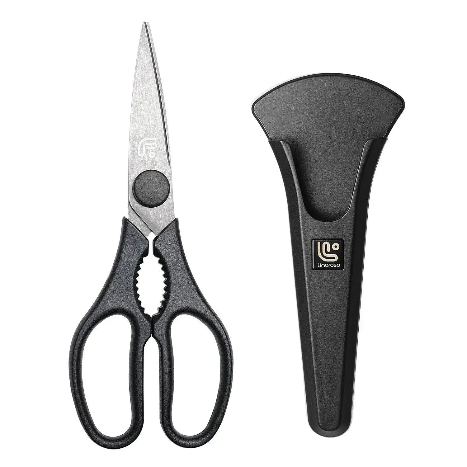 Kitchen Scissors (Black) LKS05*48 - Linoroso