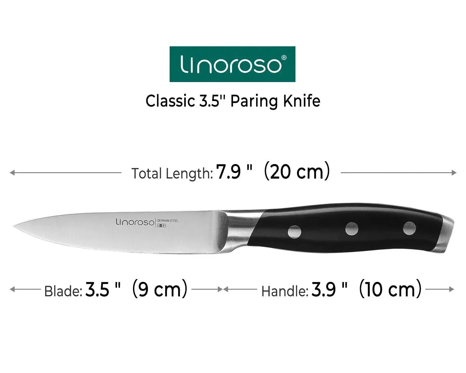 Linoroso Classic 3.5 inch Paring Knife - Linoroso