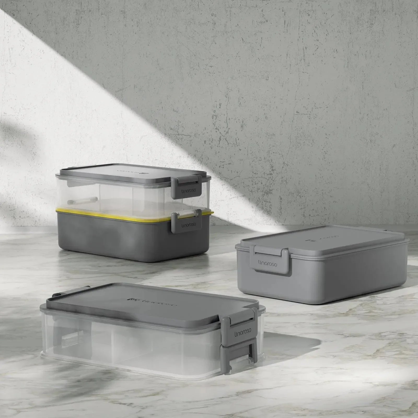 Linoroso Bento Box-Ultimate Gray - Linoroso