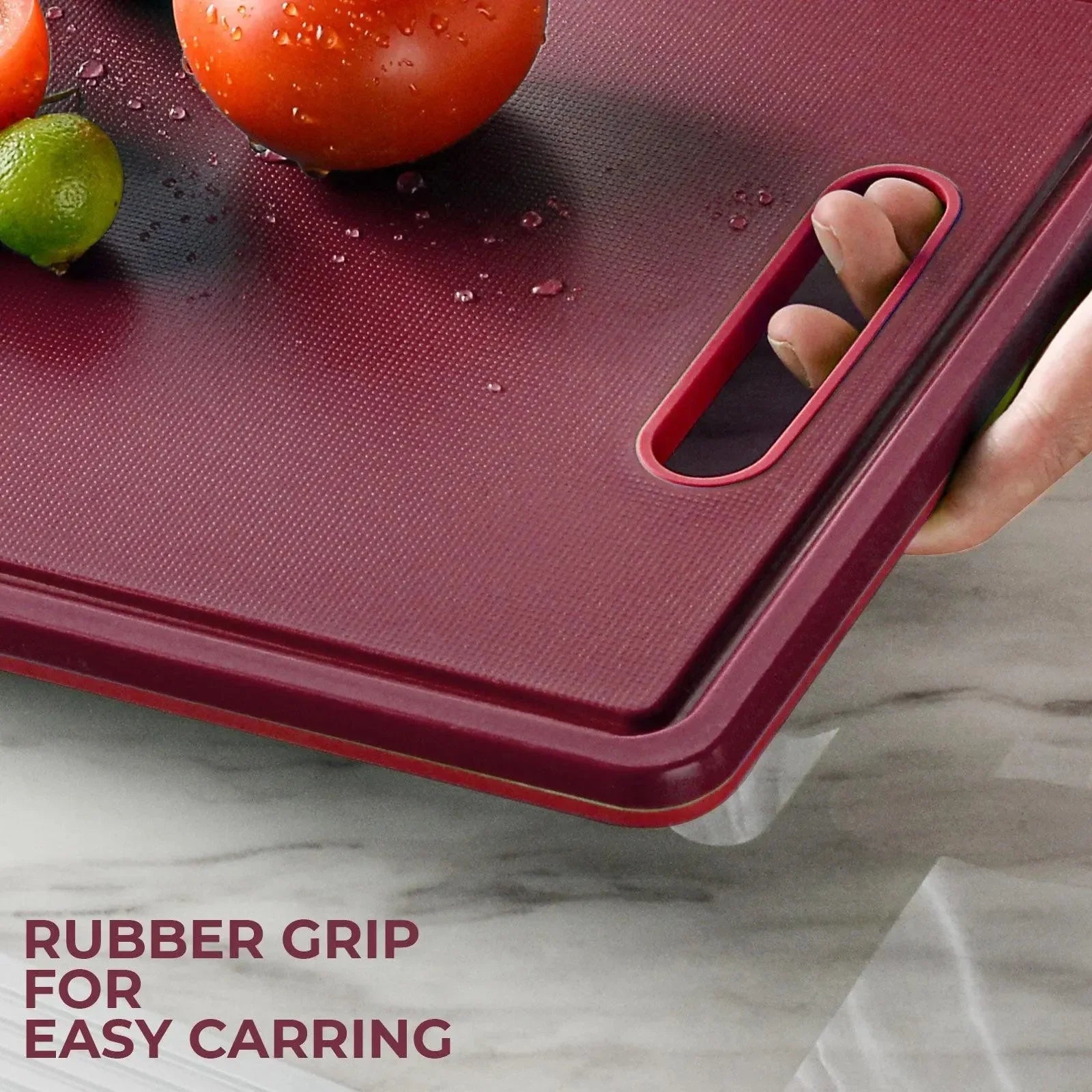 Linoroso GRIPMAX Cutting Board-Red - Linoroso