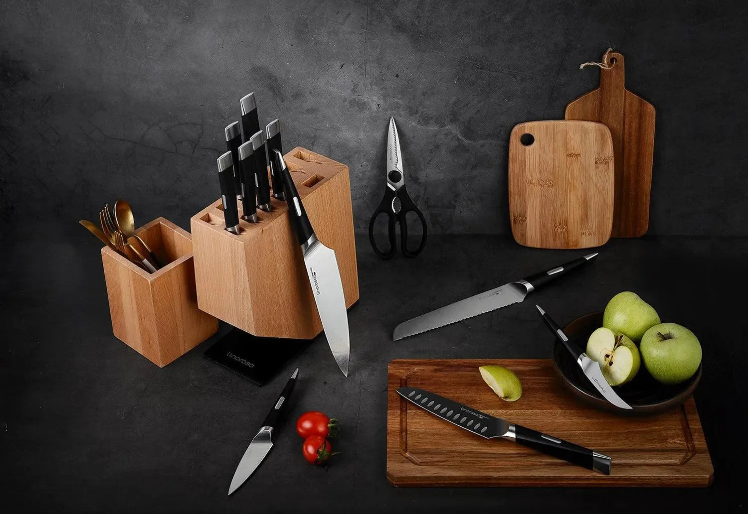 MAKO Knife Block Set of 12 - Linoroso