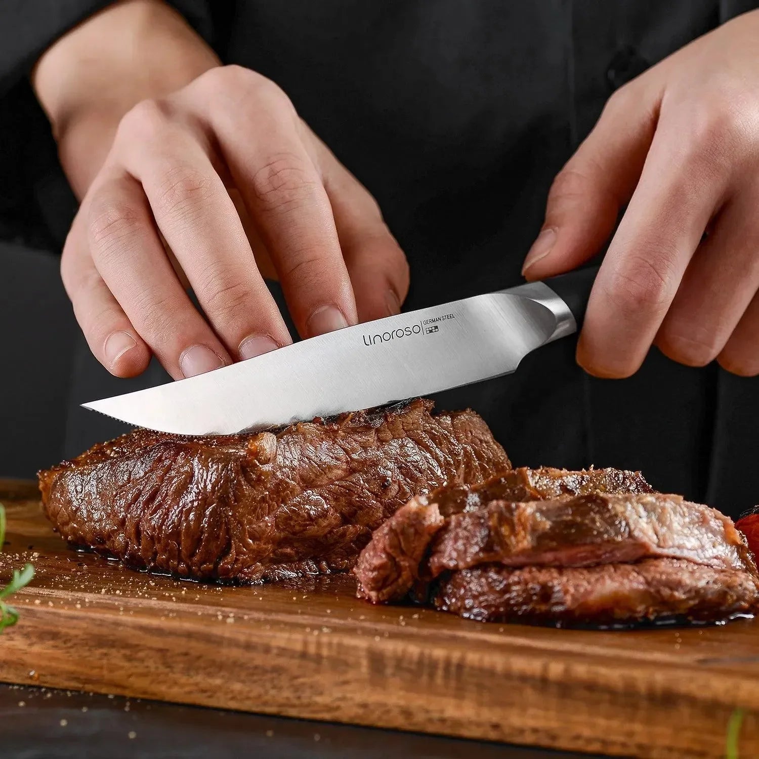 Linoroso 4.5 inch Steak Knife Set of 4 - MAKO Series - Linoroso