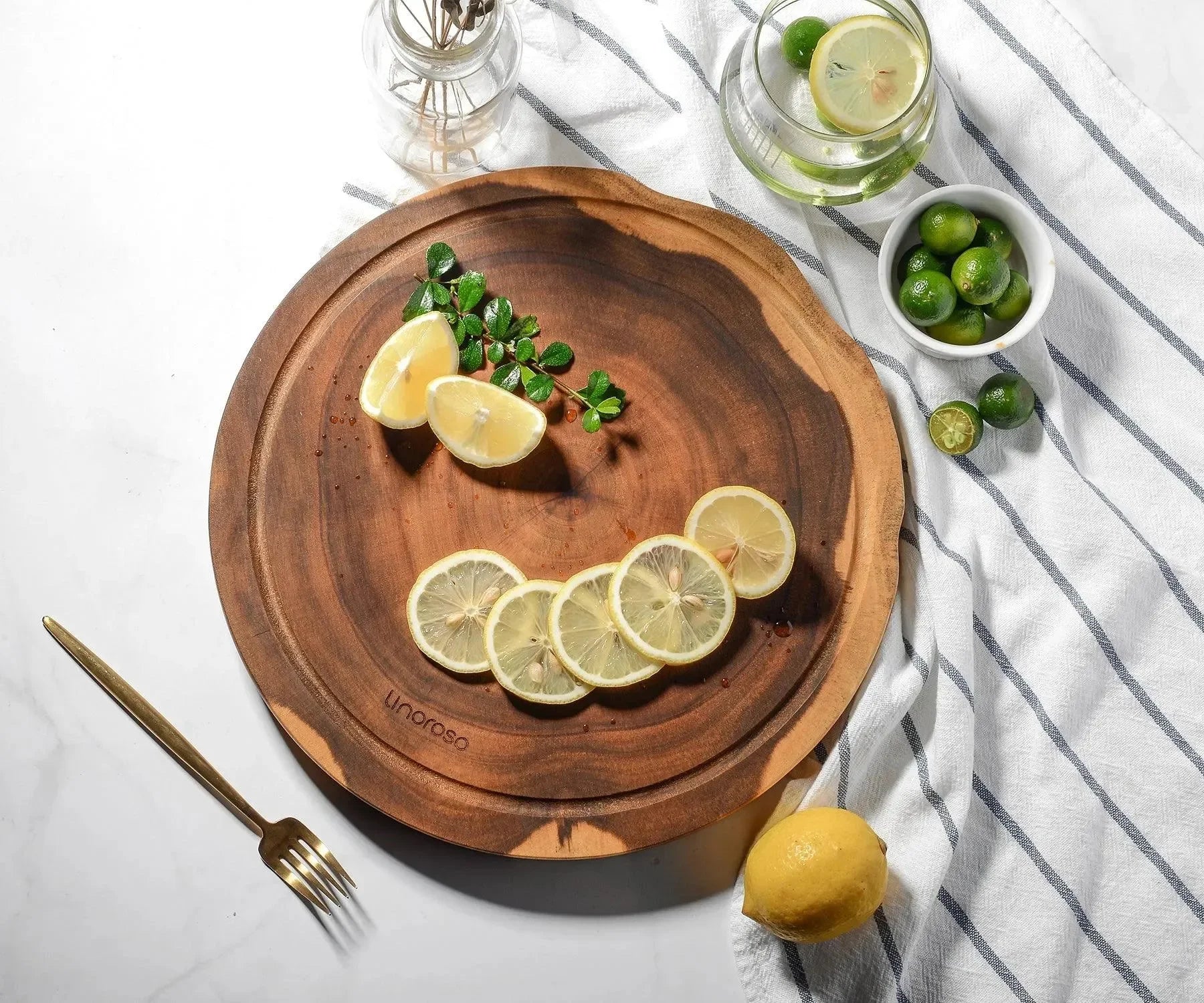 Linoroso Cutting board - Acacia - Round - Linoroso