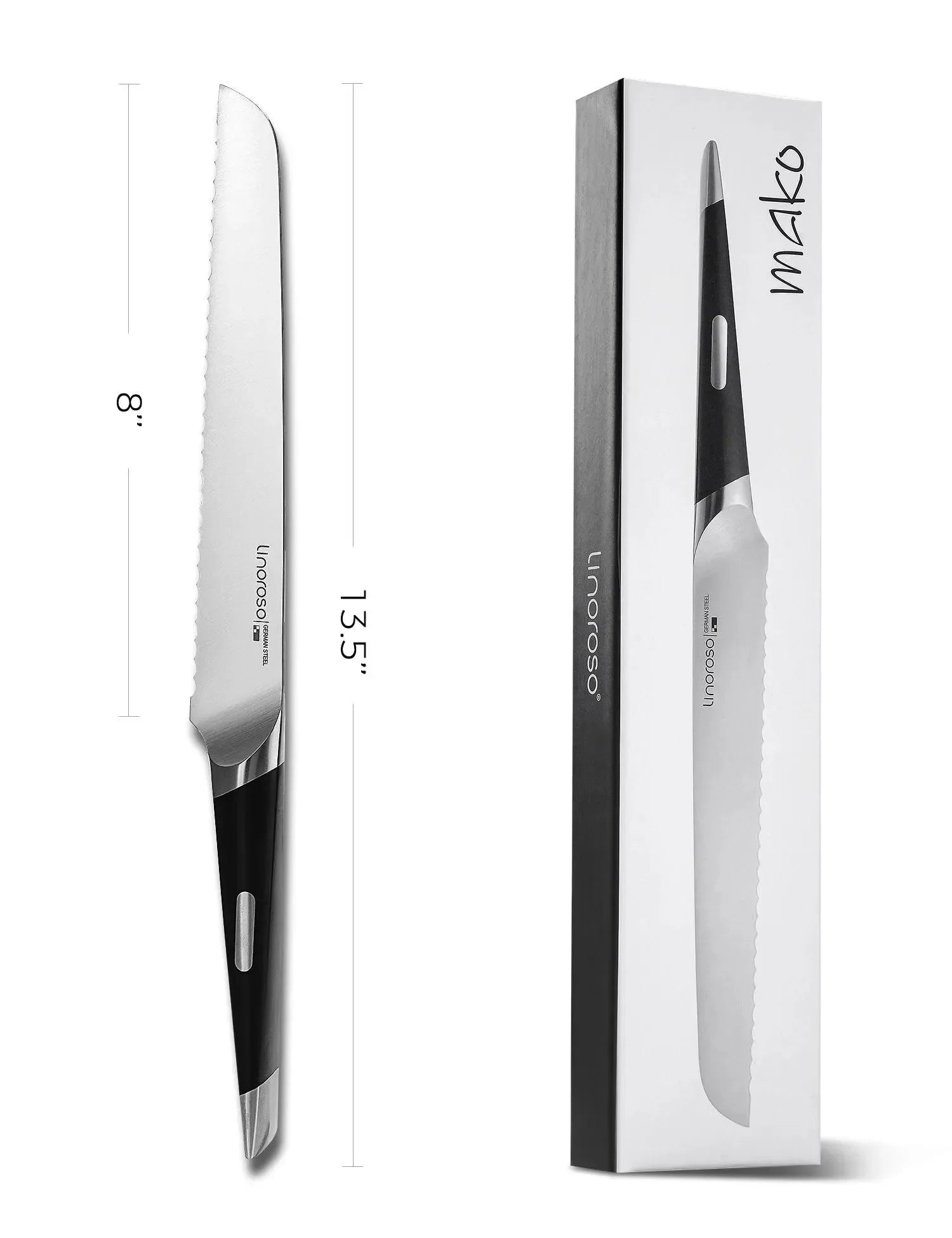 Linoroso 8 inch Bread Knife - MAKO Series - Linoroso