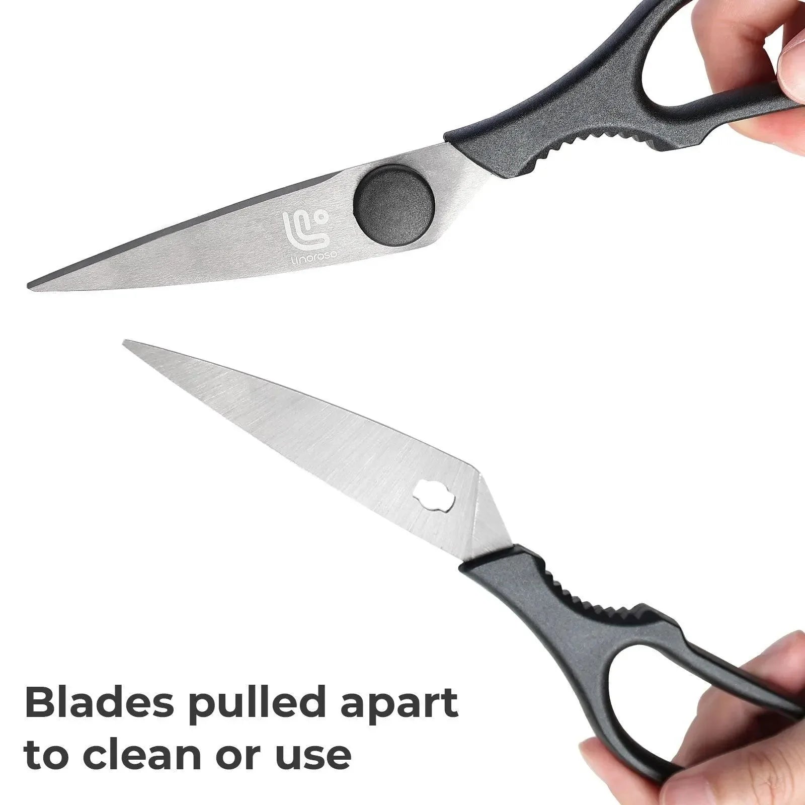 Linoroso Kitchen Scissors (Black) - Linoroso