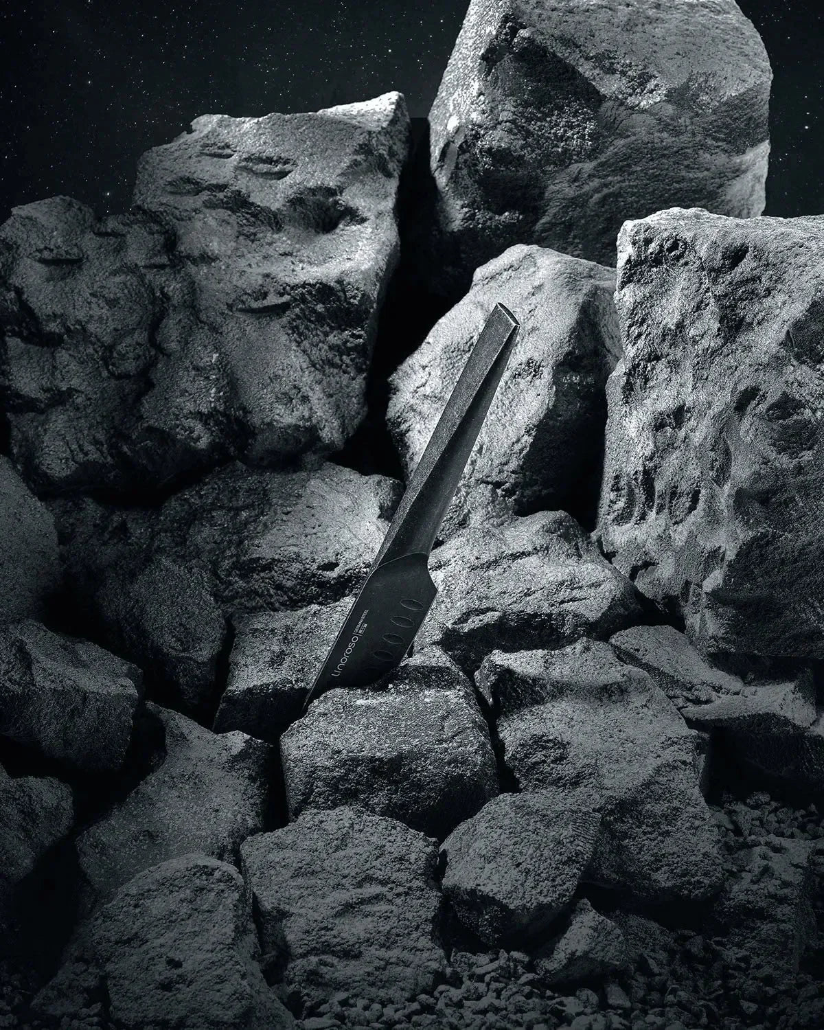 Linoroso 7 inch Santoku Knife - METEORITE Series - Linoroso