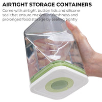 linoroso Food Storage Containers with Date Recording Lids-4 Pieces Set - Linoroso 