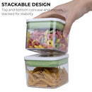 linoroso Food Storage Containers with Date Recording Lids-4 Pieces Set