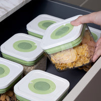 linoroso Food Storage Containers with Date Recording Lids-4 Pieces Set