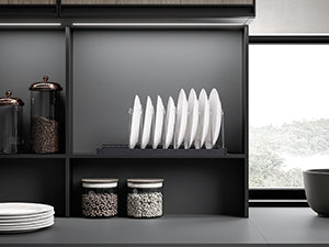 Dish Drying Rack, Detachable Dish Rack with Stainless Steel Dish Straight and Portable Drying Tray,