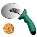 Pizza Cutter Wheel, Durable Stainless Steel 4-Inch Pizza Wheel Cutter with Comfortable Soft Touch Handle
