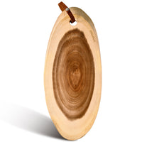 Linoroso Acacia Wood Server Board | Non-Split Solid Wood Construction