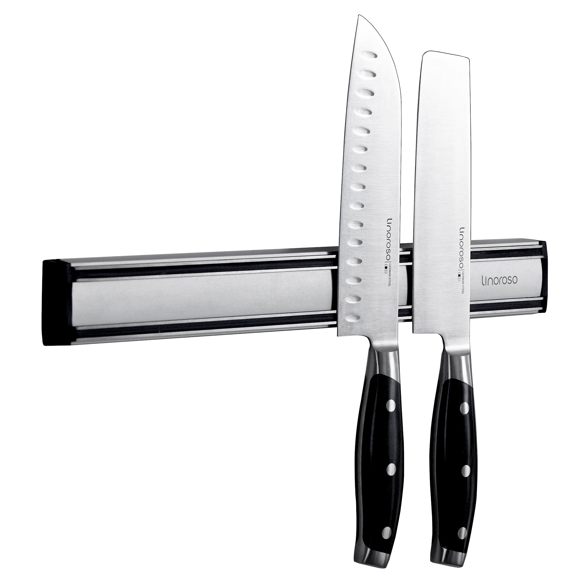 linoroso 17.3 Inch Heavy Duty Aluminum Magnetic Knife Holder for Wall