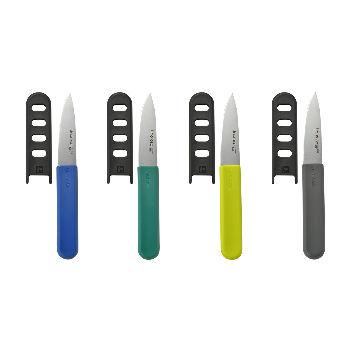 Color-Coded Paring Knife Set of 4