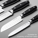 Linoroso 5-Piece All-Purpose Kitchen Knife Set with 16" Magnetic Wall Holder