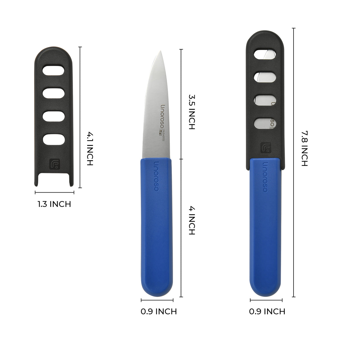 Color-Coded Paring Knife Set of 4