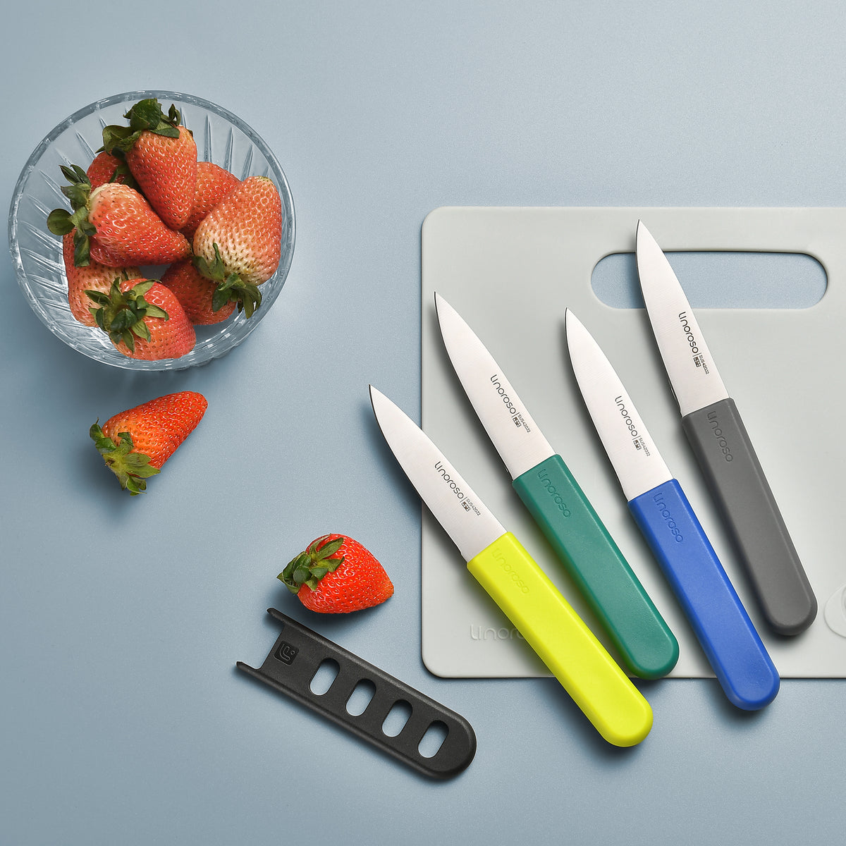 Color-Coded Paring Knife Set of 4