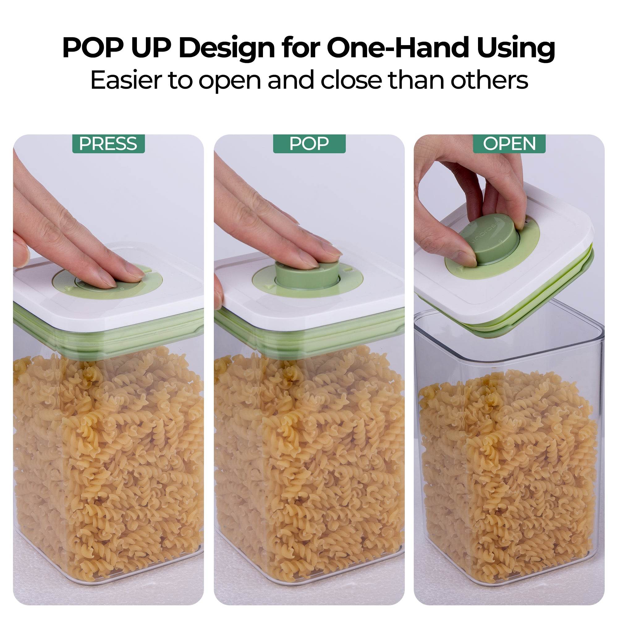 linoroso Food Storage Containers with Date Recording Lids-7 Pieces Set - Linoroso 